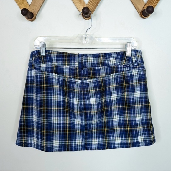 Abercrombie & Fitch Y2K Plaid Checkered Mini Skirt - Picture 3 of 6